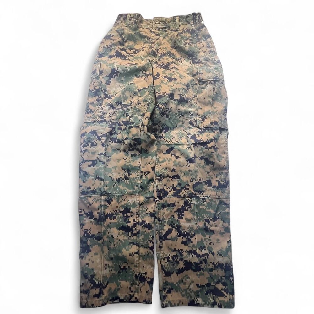 Women's U.S. Military Digital Camo Cargo Pants Small Short Utility Gorpcore
